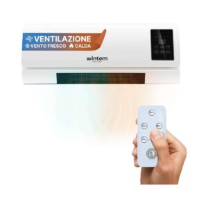 Стенен инфрачервен нагревател Wintem 2000 W – тих с LED дисплей