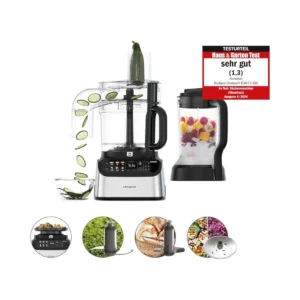 Кухненски робот Kenwood MultiPro OneTouch FDM73.480SS с приставка за кубчета и вградена везна