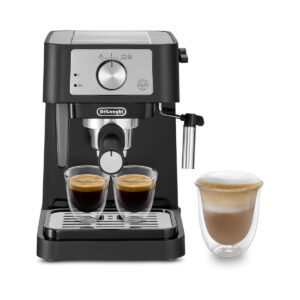 Компактна черна еспресо машина с помпа DeLonghi Stilosa EC260.BK от Rebox.bg