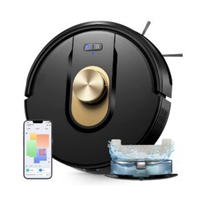 • Мощна прахосмукачка робот Vexilar W9 8000Pa с лазерна LiDAR навигация и моп от Rebox.bg